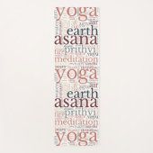 Tapis De Yoga Cloud de mot de Yoga Mat moderne (Devant)