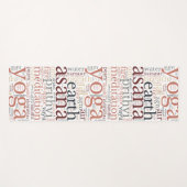 Tapis De Yoga Cloud de mot de Yoga Mat moderne (Devant (Horizontal))