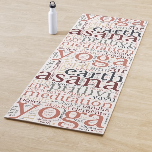 Tapis De Yoga Cloud de mot de Yoga Mat moderne (En situation)