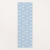 Tapis De Yoga Clouds Pastel sur bleu clair (Devant)