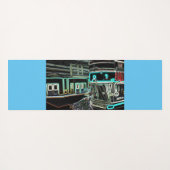 Tapis De Yoga CLRV Neon à stn Yoga Mat (Dos (Horizontal))