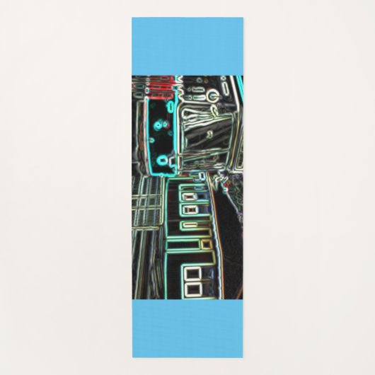 Tapis De Yoga CLRV Neon à stn Yoga Mat (Devant)