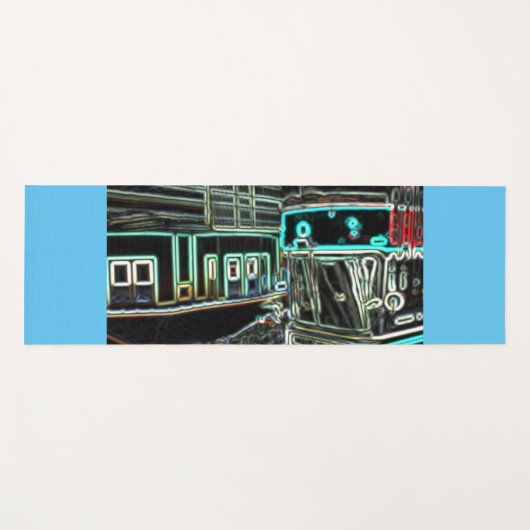 Tapis De Yoga CLRV Neon à stn Yoga Mat (Devant (Horizontal))