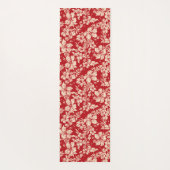 Tapis De Yoga Club Surf Longboard Logo et Hibiscus Hawaiian (Dos)