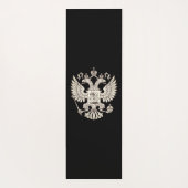 Tapis De Yoga Coat of Arms of Russia - white version (Dos)