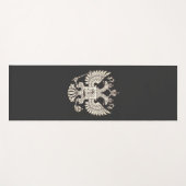 Tapis De Yoga Coat of Arms of Russia - white version (Devant (Horizontal))