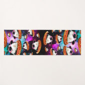 Tapis De Yoga Cobaye drôle de l'espace (Devant (Horizontal))