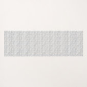 Tapis De Yoga Code binaire Bandes blanches noires (Dos (Horizontal))