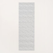 Tapis De Yoga Code binaire Bandes blanches noires (Dos)