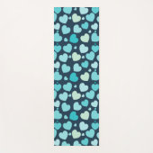 Tapis De Yoga coeur bleu mignon (Devant)