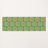 Tapis De Yoga Coeur Chakra Vert Chakra Anahata Yoga Mat (Dos (Horizontal))