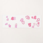 Tapis De Yoga Coeurs (Devant (Horizontal))