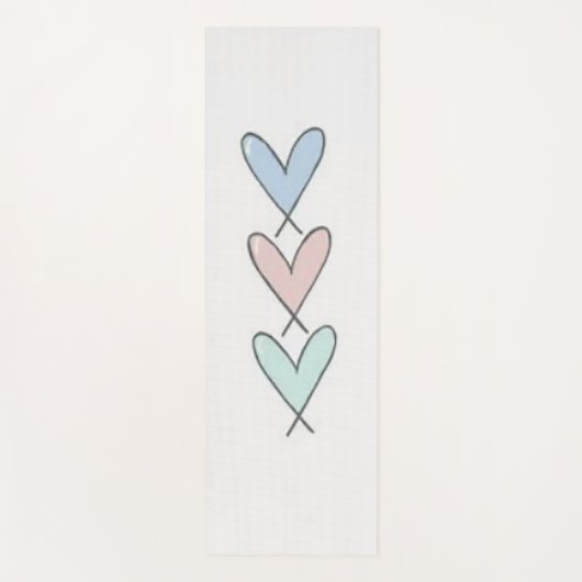 Tapis De Yoga Coeurs (Devant)