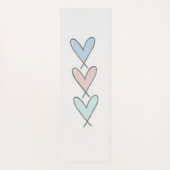 Tapis De Yoga Coeurs (Dos)