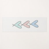 Tapis De Yoga Coeurs (Devant (Horizontal))