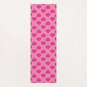 Tapis De Yoga Coeurs roses chauds (Dos)