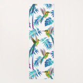 Tapis De Yoga Colibri à queue longue tropicale (Dos)