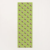 Tapis De Yoga Colibri roux assis en Californie Lilac (Dos)