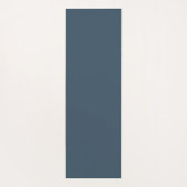 Tapis De Yoga Collage bleu foncé et blanc cassé (Dos)