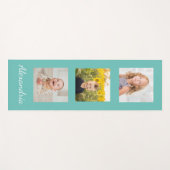 Tapis De Yoga Collage de photos de famille (Devant (Horizontal))
