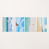 Tapis De Yoga Collage de photos sur la plage (Devant (Horizontal))