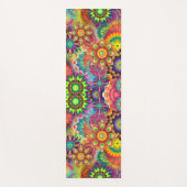 Tapis De Yoga Collage floral Mandala Psychedelic Yoga Mat (Devant)