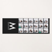 Tapis De Yoga Collage photo moderne de souvenirs| Ajouter votre  (Devant (Horizontal))