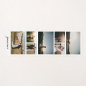 Tapis De Yoga Collage photo simple moderne (Devant (Horizontal))