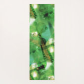 Tapis De Yoga Collage photographique vert Abstrait (Dos)