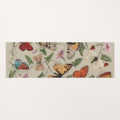 Tapis De Yoga Collection de la papillon Moth Nature Dessin (Dos (Horizontal))