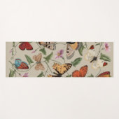 Tapis De Yoga Collection de la papillon Moth Nature Dessin (Devant (Horizontal))