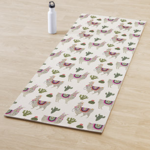Tapis De Yoga Collection   Lllamas mignon de Llamarama