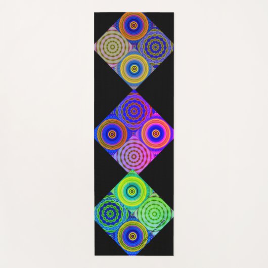 Tapis De Yoga Coloré (Devant)