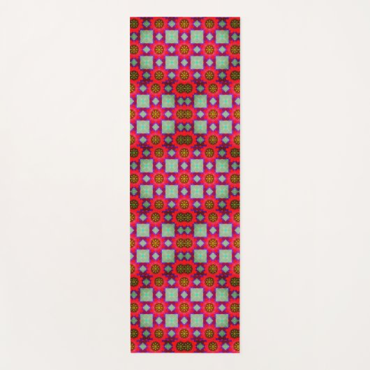 Tapis De Yoga Coloré (Devant)