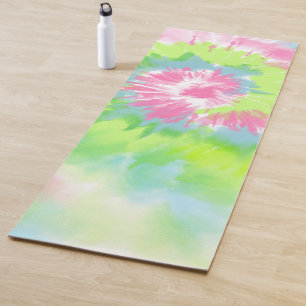 Tapis De Yoga Coloré cool Rainbow Tie Dye