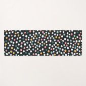 Tapis De Yoga Coloré pois pastel Motif (Devant (Horizontal))