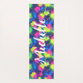 Tapis De Yoga Coloré teint personnalisé (Dos)