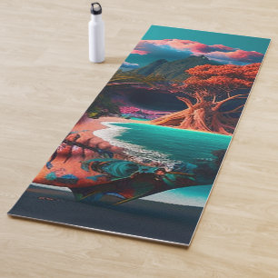 Tapis De Yoga Colored skull