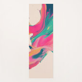 Tapis de Yoga Colorés Abstraits (Devant)