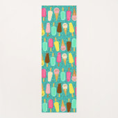 Tapis De Yoga Colorful Ice Cream Pattern Summer  (Devant)