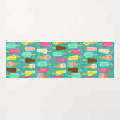 Tapis De Yoga Colorful Ice Cream Pattern Summer  (Devant (Horizontal))