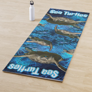 Tapis De Yoga Colorful Ocean Sea Turtles