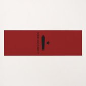 Tapis De Yoga Come & Take It ! Flag de Texas State (Dos (Horizontal))