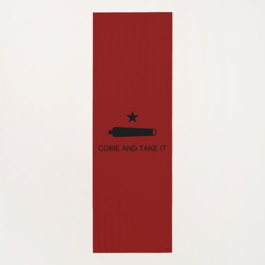 Tapis De Yoga Come & Take It ! Flag de Texas State (Dos)