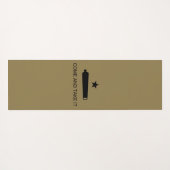 Tapis De Yoga Come & Take It ! Flag de Texas State (Dos (Horizontal))
