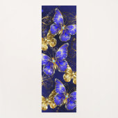 Tapis De Yoga Composition avec papillons Sapphire (Devant)
