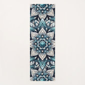 Tapis De Yoga Composition de mandala turquoise (Devant)
