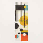 Tapis De Yoga Composition des formes géométriques colorées (Devant)