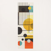 Tapis De Yoga Composition des formes géométriques colorées (Dos)