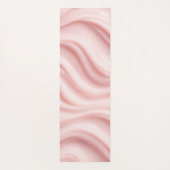 Tapis De Yoga Conception Abstraite Crème Rose (Dos)